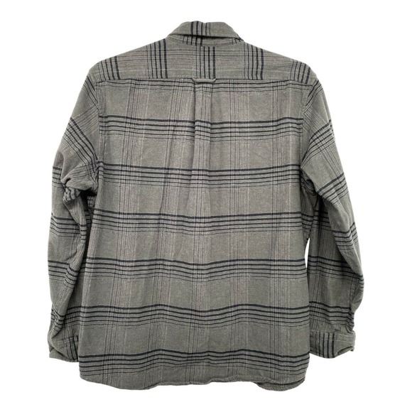 Blake Shelton Wool Shirt Jacket Shacket Dark Gray Plaid‎ XL - Picture 5 of 6